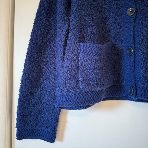 J. Crew Deep Blue Lady Jacket/Sweater - Picture 4 of 12